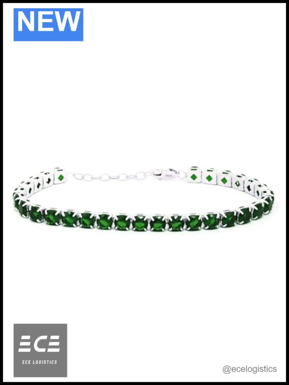 925 Sterling Silver Tennis Bracelet Cubic Zirconia Fine Jewelry Gift